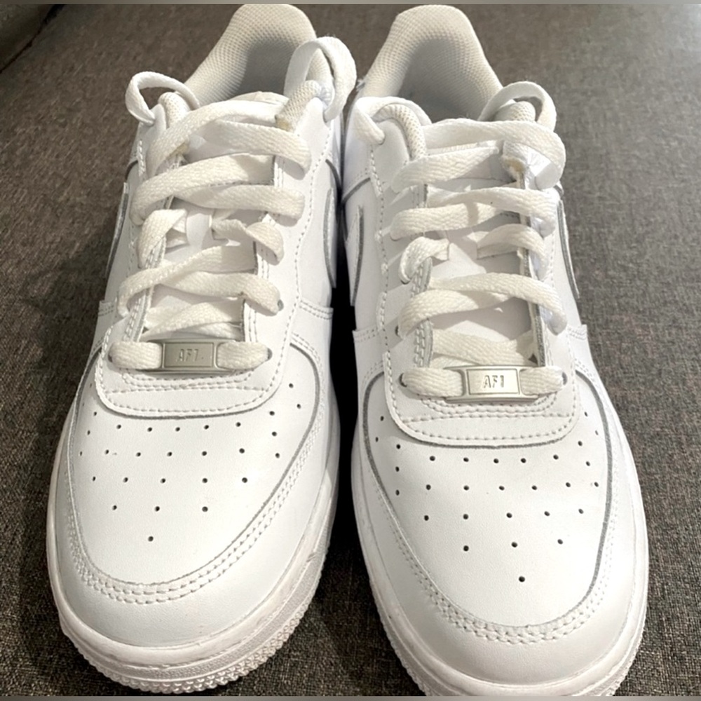 Womens all white Air Force one